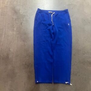 Polo Ralph Lauren men's blue open leg baggy sweatpants xxl